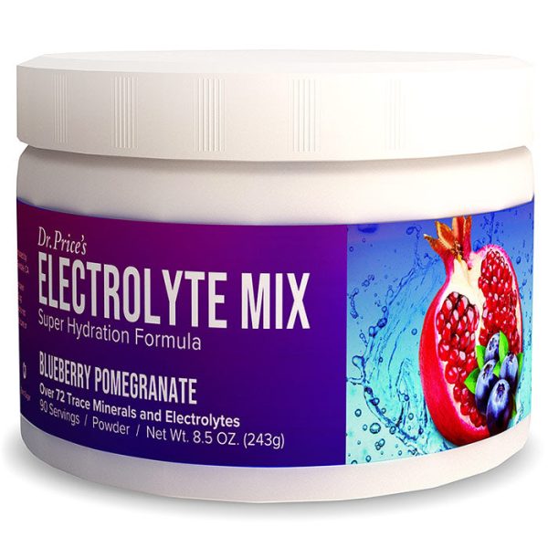 Electrolyte Mix Powder, Blueberry Pomegranate Flavor, 8.5 oz (90 Servings), Dr. Price s Vitamins Discount