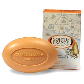 French Milled Vegetable Bar Soap, Orange Blossom Honey, 6 oz, South of France Online Hot Sale