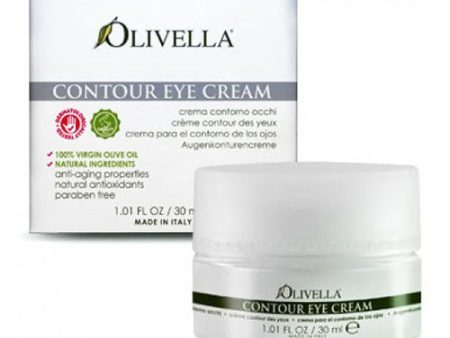 Contour Eye Cream, Olive Oil Anti-Aging Skin Care, 1 oz, Olivella Sale