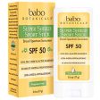 Super Shield Sport Stick Sunscreen SPF 50, 0.6 oz, Babo Botanicals Fashion