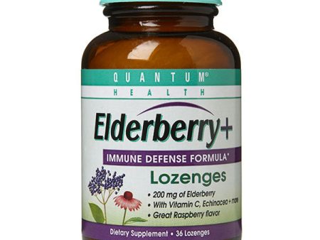 Elderberry Lozenges, 36 loz, Quantum Health For Discount