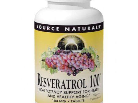 Resveratrol 100, 240 Tablets, Source Naturals Supply