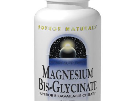 Magnesium Bis-Glycinate, 60 Tablets, Source Naturals For Sale