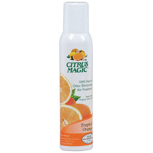 Odor Eliminating Air Freshener, Tropical Orange, 3.5 oz, Citrus Magic on Sale