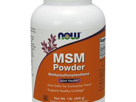 MSM Powder, Methylsulphonylmethane Pure Powder 1 lb, NOW Foods For Cheap