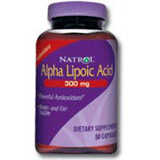 Alpha Lipoic Acid (ALA) 300mg 50 caps from Natrol on Sale