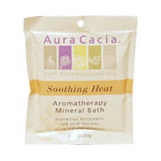 Mineral Bath Soothing Heat, Aromatherapy Mineral Bath Salt, 2.5 oz Packet, Aura Cacia Fashion