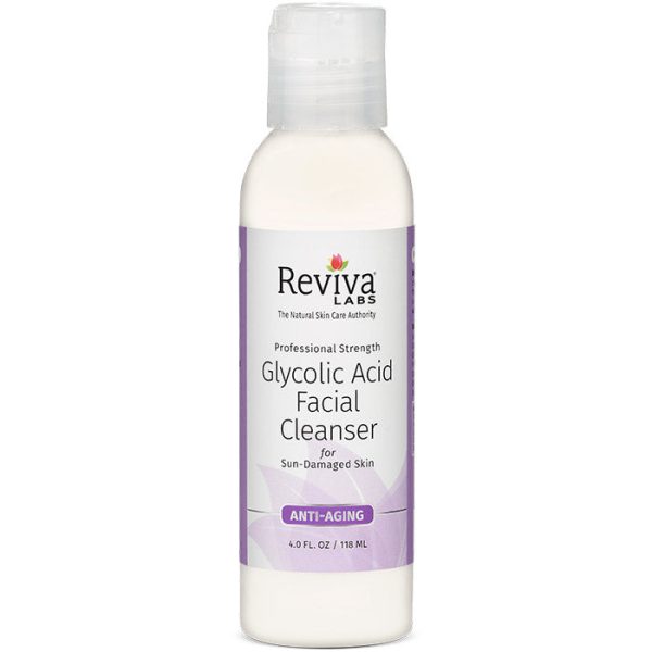 Reviva Labs Glycolic Acid Facial Cleanser, 4 oz Sale