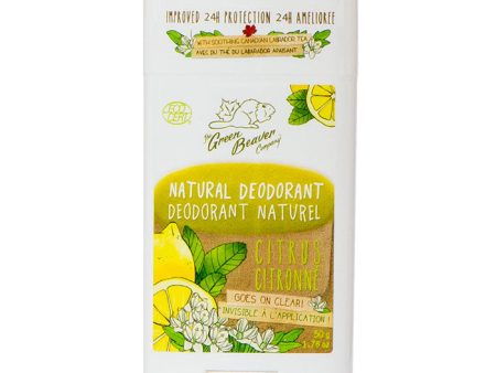 Deodorant Stick - Citrus, 1.76 oz, Green Beaver Supply