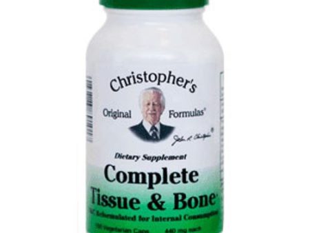 Complete Tissue & Bone Capsule, 100 Vegicaps, Christopher s Original Formulas For Cheap