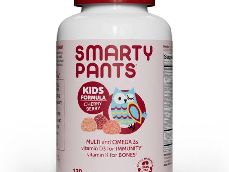 Kids Formula, Multi & Omega 3s, Cherry Berry, 120 Gummies, SmartyPants Vitamins Hot on Sale