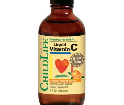 ChildLife Liquid Vitamin C For Children, Natural Orange, 4 oz on Sale