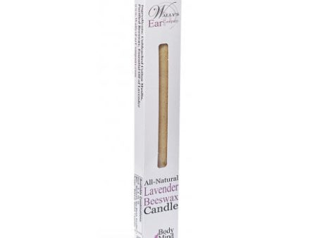 Lavender Beeswax Hollow Ear Candles, 2 pk, Wally s Natural Products Cheap