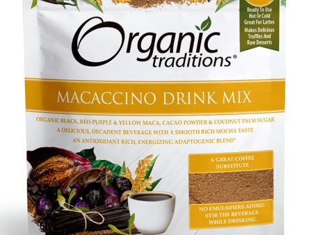 Organic Macaccino Drink Mix, 8 oz (227 g), Organic Traditions Online now