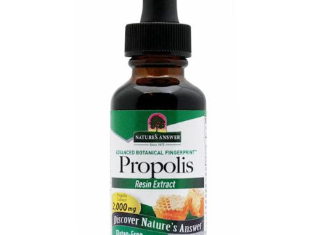 Propolis Resin Alcohol Free Extract Liquid 1 oz from Nature s Answer Sale