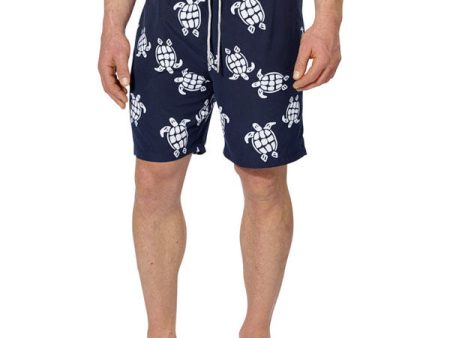 Kirkland Signature Men s Swim Short - Navy Turtle, Large Size on Sale