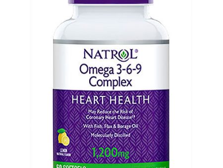 Omega 3-6-9 Complex, Lemon Flavor, 90 Softgels, Natrol Cheap