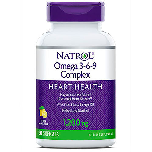 Omega 3-6-9 Complex, Lemon Flavor, 90 Softgels, Natrol Cheap