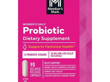 Member s Mark Women s Daily Probiotic, 90 Delayed Release Capsules Online now