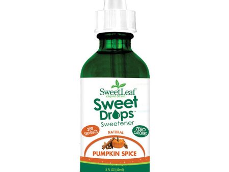 SweetLeaf Sweet Drops Liquid Stevia - Pumpkin Spice, 2 oz, Wisdom Natural Brands For Sale