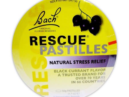 Rescue Remedy Pastilles Black Currant, 50 g, Bach Flower Essences Discount