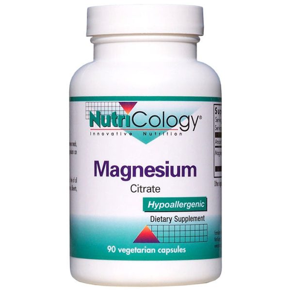 Magnesium Citrate 90 caps from NutriCology Supply