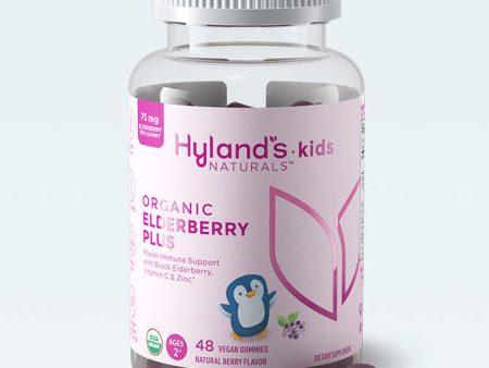 Kids Organic Elderberry Plus Gummies, 48 Vegan Gummies, Hyland s Online