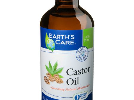 Castor Oil 100% Pure, 8 oz, Earth s Care For Sale