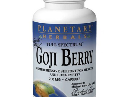 Goji Berry Extract Full Spectrum 700 mg, 45 Capsules, Planetary Herbals Sale