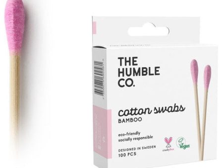 Cotton Swabs - Purple, 100 pcs, The Humble Co. Fashion