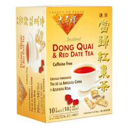 Dong Quai & Red Date Instant Tea, 10 Bag, Prince of Peace Fashion