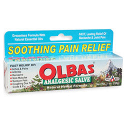 Analgesic Salve, Made With Pure Essential Oils in a Cream Base, 1 oz, Olbas Discount