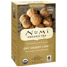 Dry Desert Lime Tea, Herbal Teasan, 18 Tea Bags, Numi Tea Supply