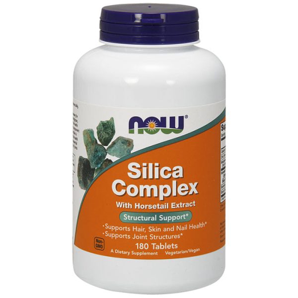 Silica Complex 500mg Vegetarian 180 Tabs, NOW Foods Online