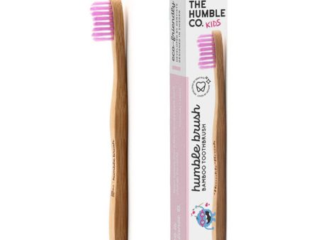 Humble Brush Kids Toothbrush - Purple, Ultra-Soft Bristles, 1 ct, The Humble Co. Cheap