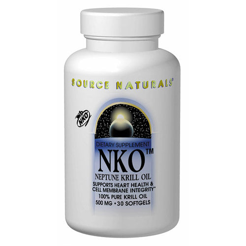 NKO Neptune Krill Oil 500mg, 60 Softgels, Source Naturals Sale