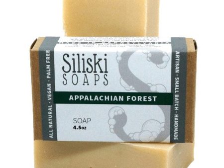 Bar Soap - Appalachian Forest, 4.5 oz, Siliski Soaps on Sale