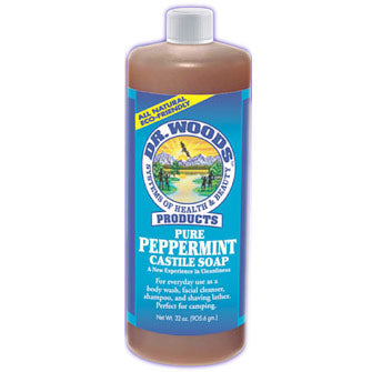 Pure Peppermint Castile Soap, 32 oz, Dr. Woods For Cheap