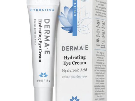 Derma E Hydrating Eye Cream with Hyaluronic Acid, 0.5 oz Cheap