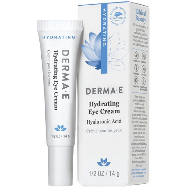 Derma E Hydrating Eye Cream with Hyaluronic Acid, 0.5 oz Cheap