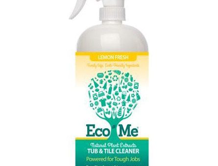 Eco-Me Tub & Tile Cleaner, Natural Plant Extracts, Lemon Fresh, 32 oz For Discount