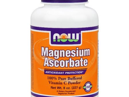 Magnesium Ascorbate Powder, 8 oz, NOW Foods Online Hot Sale