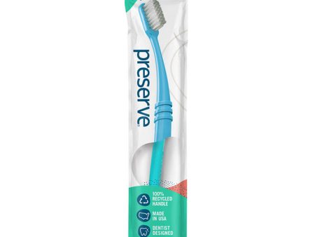 Adult Toothbrush in Lightweight Pouch, Soft, 1 pc, Preserve Online now