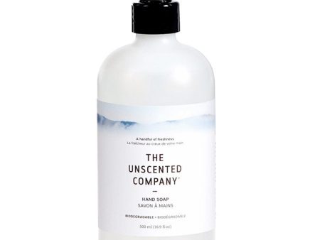 Liquid Hand Soap Plastic Bottle, 16.9 oz, The Unscented Company Online now