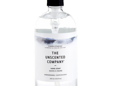 Liquid Hand Soap Glass Bottle, 16.9 oz, The Unscented Company Online Sale