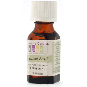 Essential Oil Basil (ocimum basilcum) .5 fl oz from Aura Cacia Discount