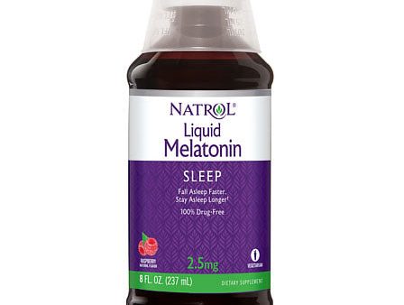 Melatonin Liquid 2.5 mg, 8 oz, Natrol For Sale