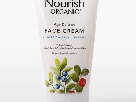 Age Defense Face Cream, 1.7 oz, Nourish Organic For Sale