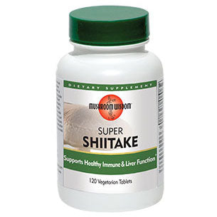 Mushroom Wisdom Super Shiitake, 120 Tablets, Maitake Products Inc. Online Sale