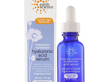 Maximum Hydration Hyaluronic Acid Serum, 1 oz, Earth Science Online Sale